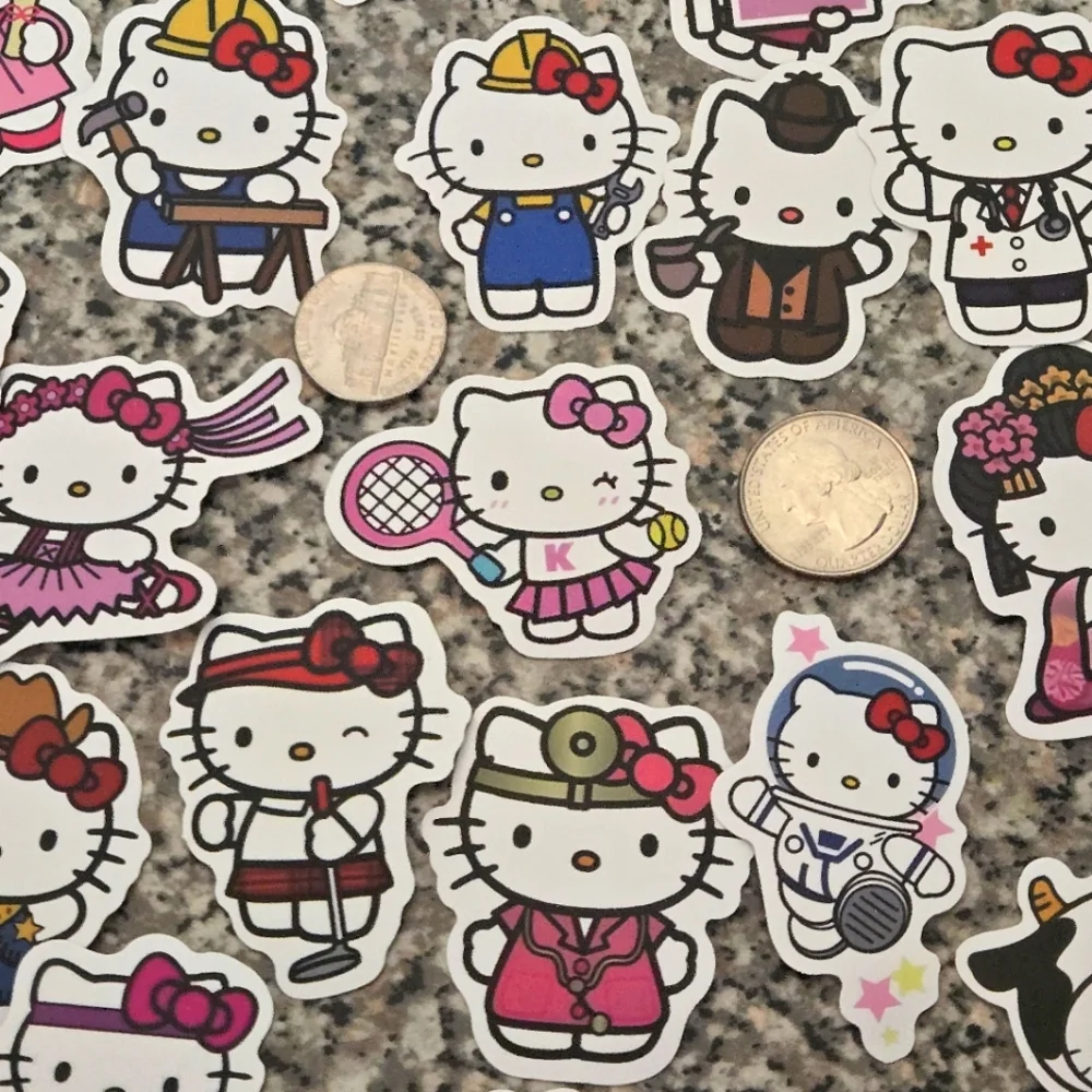 🍒🍒 Hello Kitty Stickers (10 Random)